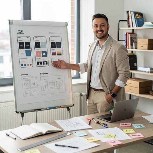 Пример использования пространства в дизайне интерфейса.