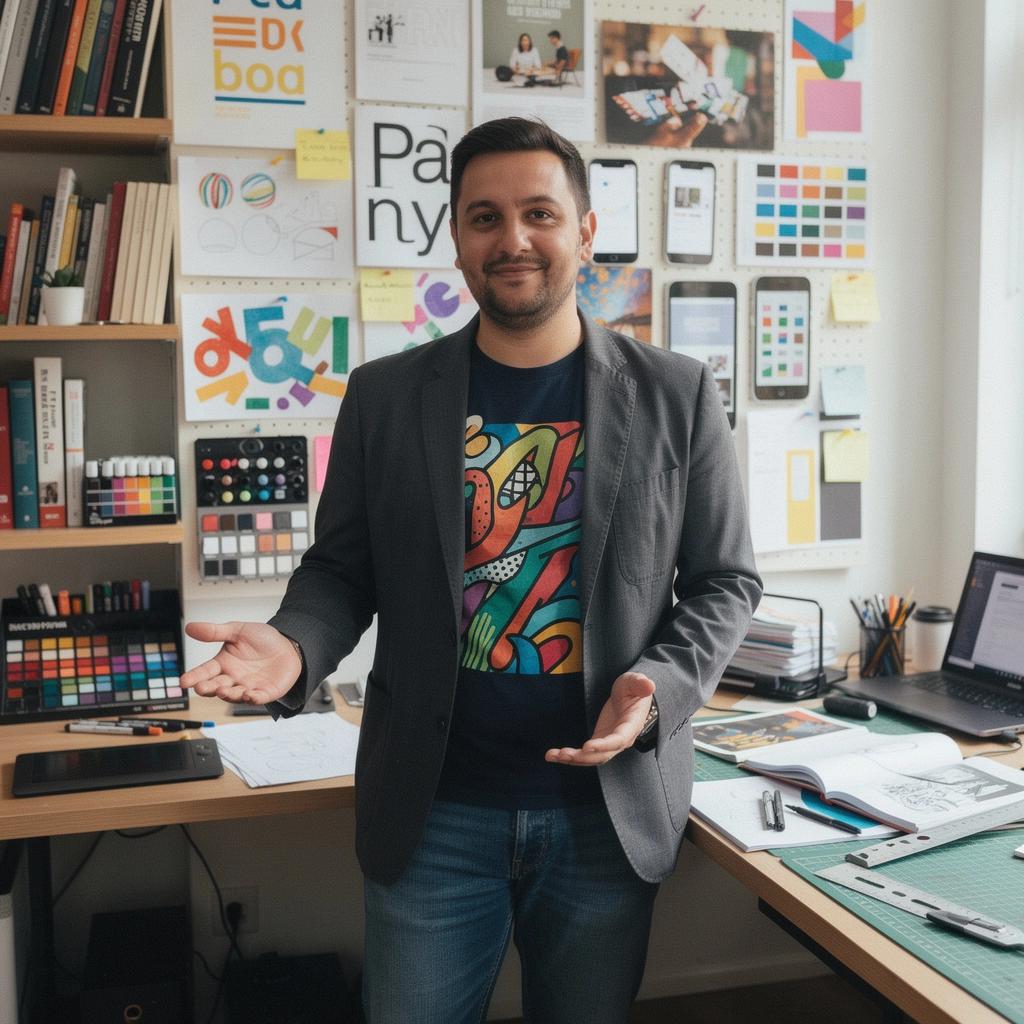 Работа дизайнера над прототипом приложения.